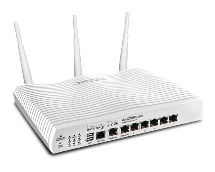 DrayTek Vigor 2860n-plus WAN Router