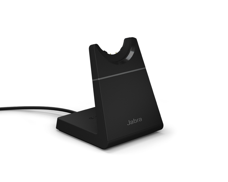 Jabra Evolve2 65 Link380c MS Stereo Black Headset with Desk Stand