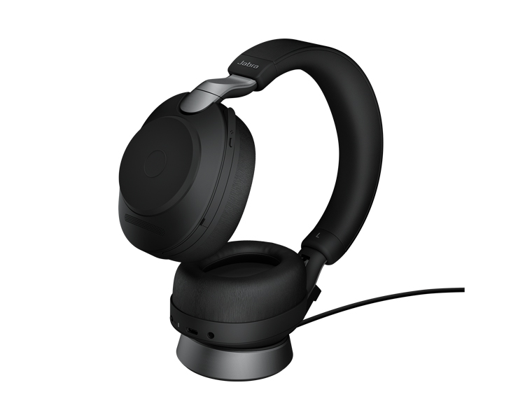 Jabra Evolve2 85 Link380c MS Stereo Black Headset with Desk Stand (28599-999-889)