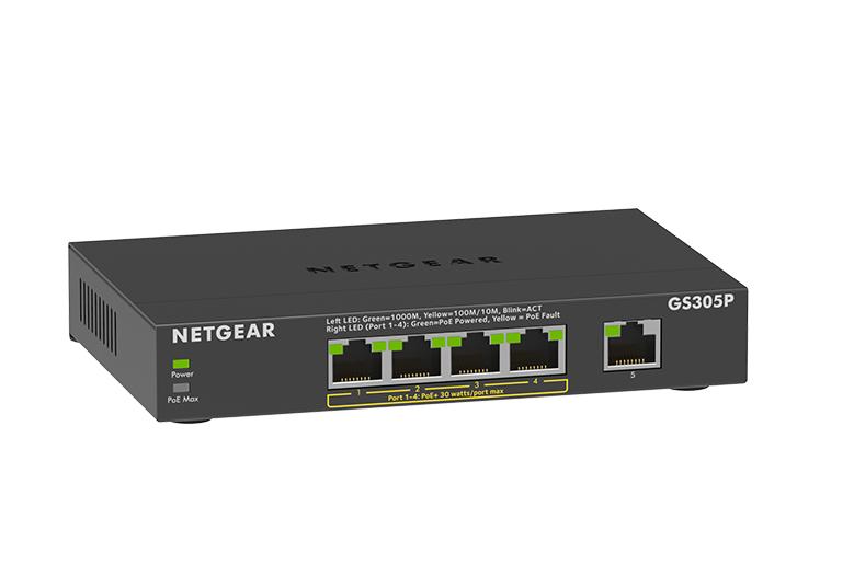 NETGEAR 5-Port Gigabit Ethernet Unmanaged Switch, White