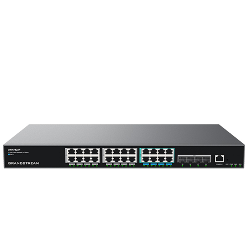 Grandstream GWN7822P Layer 3 Multi-Gigabit 24 Gigabit Ethernet ports Switch (GWN7822P)