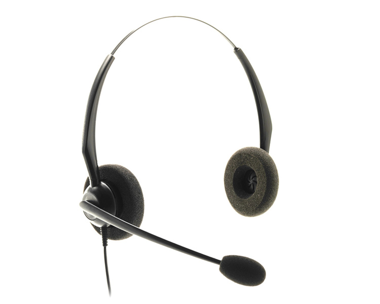 JPL Telecom JAC Plus Binaural Headset with Plantronics Quick Disconnect Plug (JACPLUSPLXB)