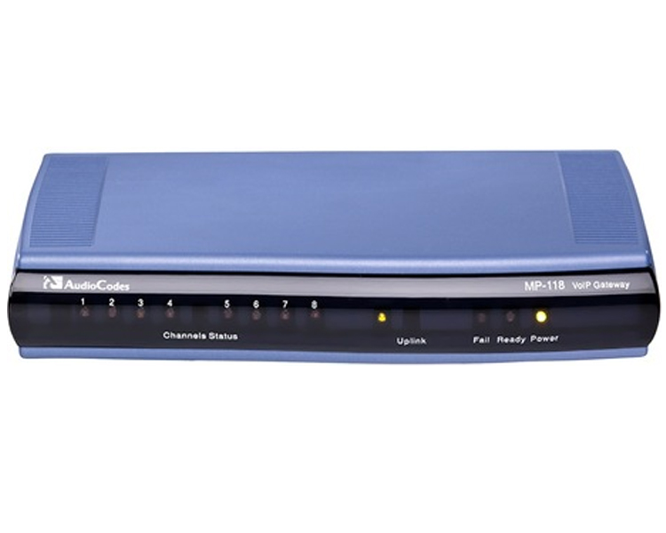 AudioCodes MediaPack 118 Analog VoIP Gateway 8 FXO Ports (MP118/8O/SIP)