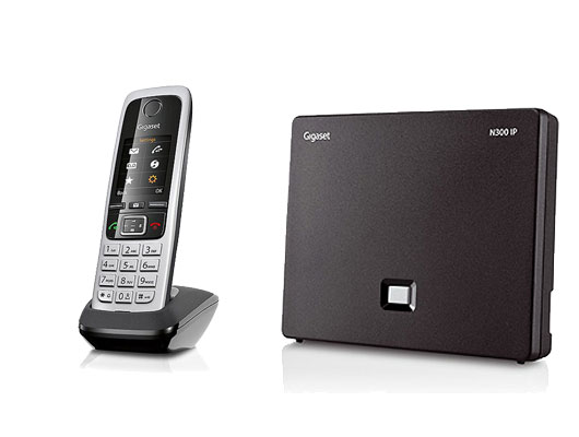 Gigaset N300IP Base Station and Gigaset C430HX DECT Phone bundle - One handset