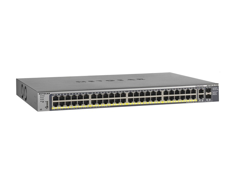 Netgear Prosafe M4100-50-POE 48 ports Fast Ethernet PoE 802.3af, Layer 2+ software package
