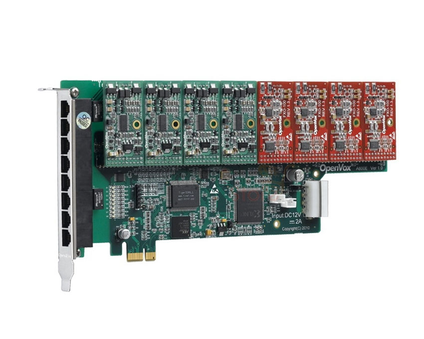 OpenVox A800E PCI Express Asterisk Card