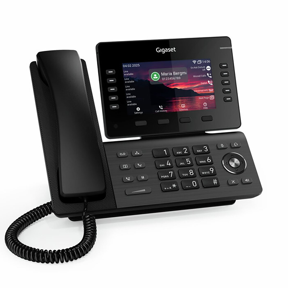 Gigaset P855BW IP PRO Desk Phone (P855BW IP PRO)