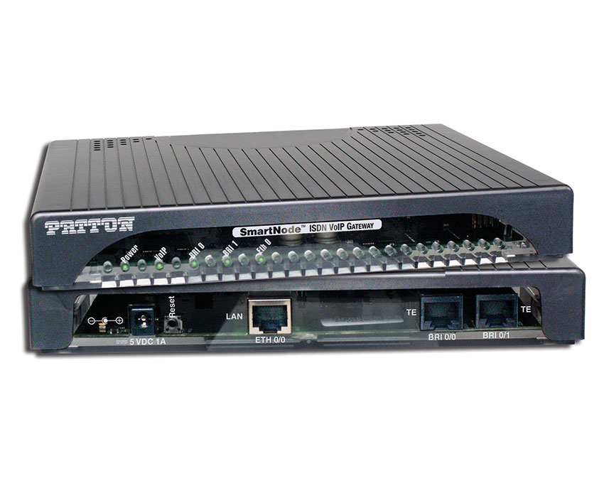 Patton SmartNode SN4120/2BIS/EUI 2 port ISDN BRI Gateway