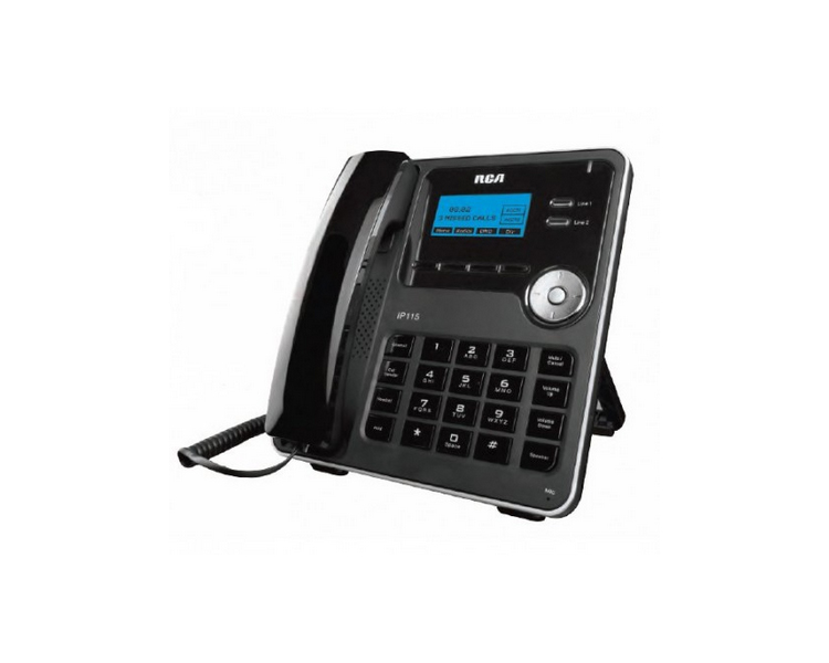 RCA IP115 VoIP 2-Line Business Phone with PoE