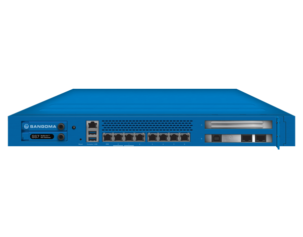 Sangoma NetBorder SS7G-FLEX-3204DC Flex Gateway 4 T1/E1 License, Transcoding, Upgradable to 32 T1/E1, 1U, Dual DC