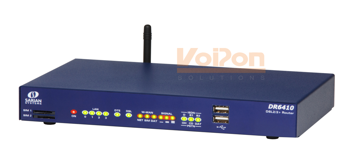 Sarian DR6410 ADSL2 / ADSL2+ Router