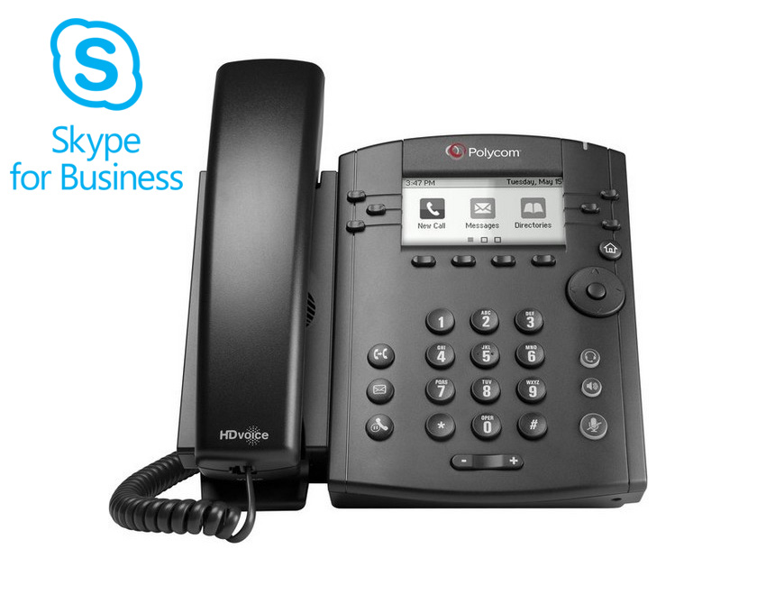 Polycom VVX 300 Skype For Business Edition IP Phone (VVX300)