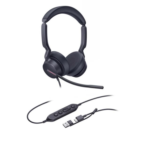 Yealink UH46 Dual Teams USB Wired Binaural Headset (UH46 Dual Teams USB-C/A)