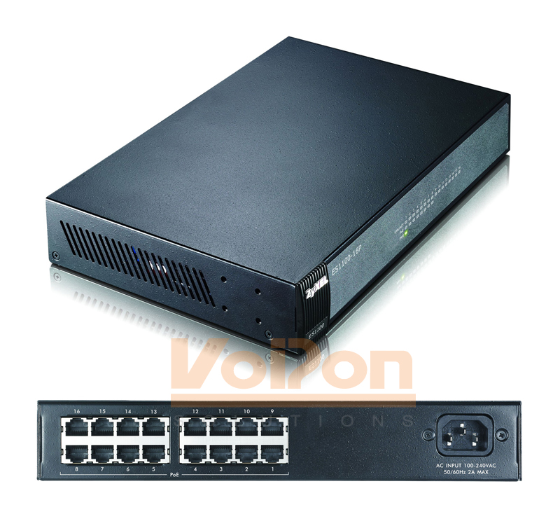 ZyXEL ES1100-16P 16 port 10/100, 8 x ports PoE