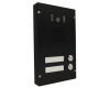Alphatech IP BOLD 65 T2C Video Door Entry System with Two Call Buttons, Colour Camera and Black Housing (230502B)