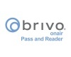 Brivo Mullion Mount Onair Pass and 13.56Mhz Smart Card Reader (B-BSM)