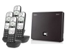 Gigaset N300IP Base Station and Gigaset A690HX DECT Phone Bundle - Four Handsets