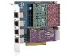 Digium TDM440E - 4 FXS PCI Card with Echo Cancellation VPMADT032 (1TDM440EF)