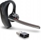 Plantronics Voyager 5200 UC Bluetooth Headset with USB Bluetooth adapter and charging case (206110-101)